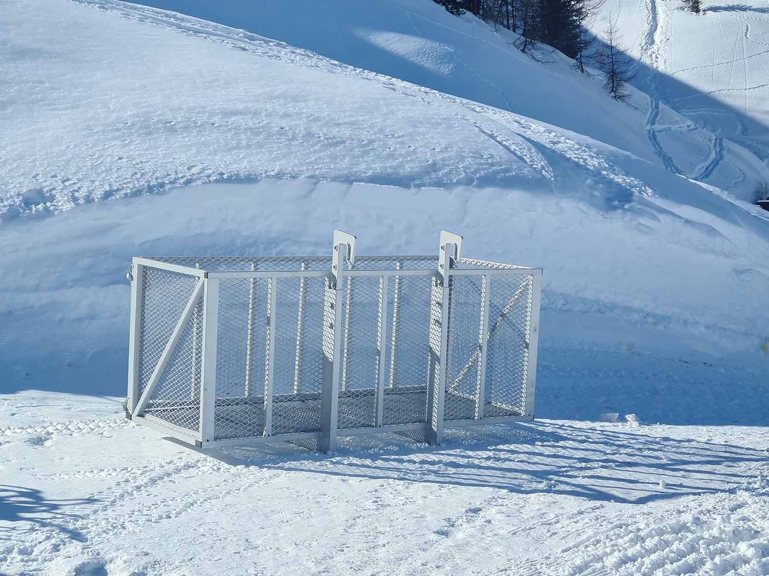 photo d'un panier de dameuse